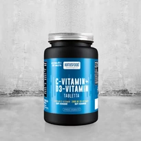 KATUSFOOD C vitamin + D3 vitamin 120tabs