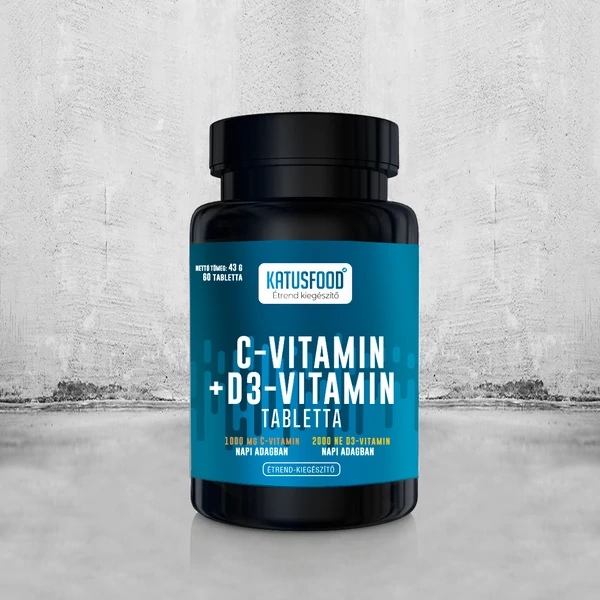 KATUSFOOD C 500 + D VITAMIN 60tabs